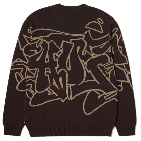 Huf Ανδρικό φούτερ Outlines Crewneck Sweater